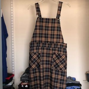 Allegra K Plaid Romper